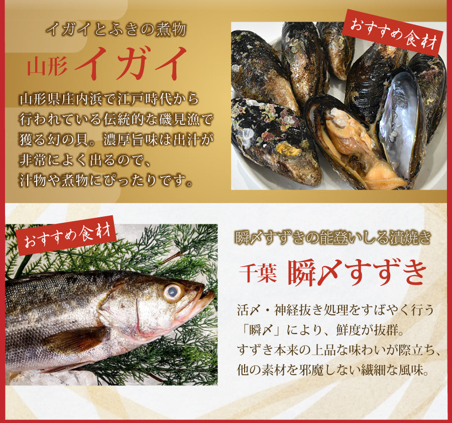 【配送日12/31 or 1/1限定】＜2段重＞魚屋本気のおせち（GI産品&YouTubeでご紹介食材を使用）【冷蔵便限定】【同梱不可】