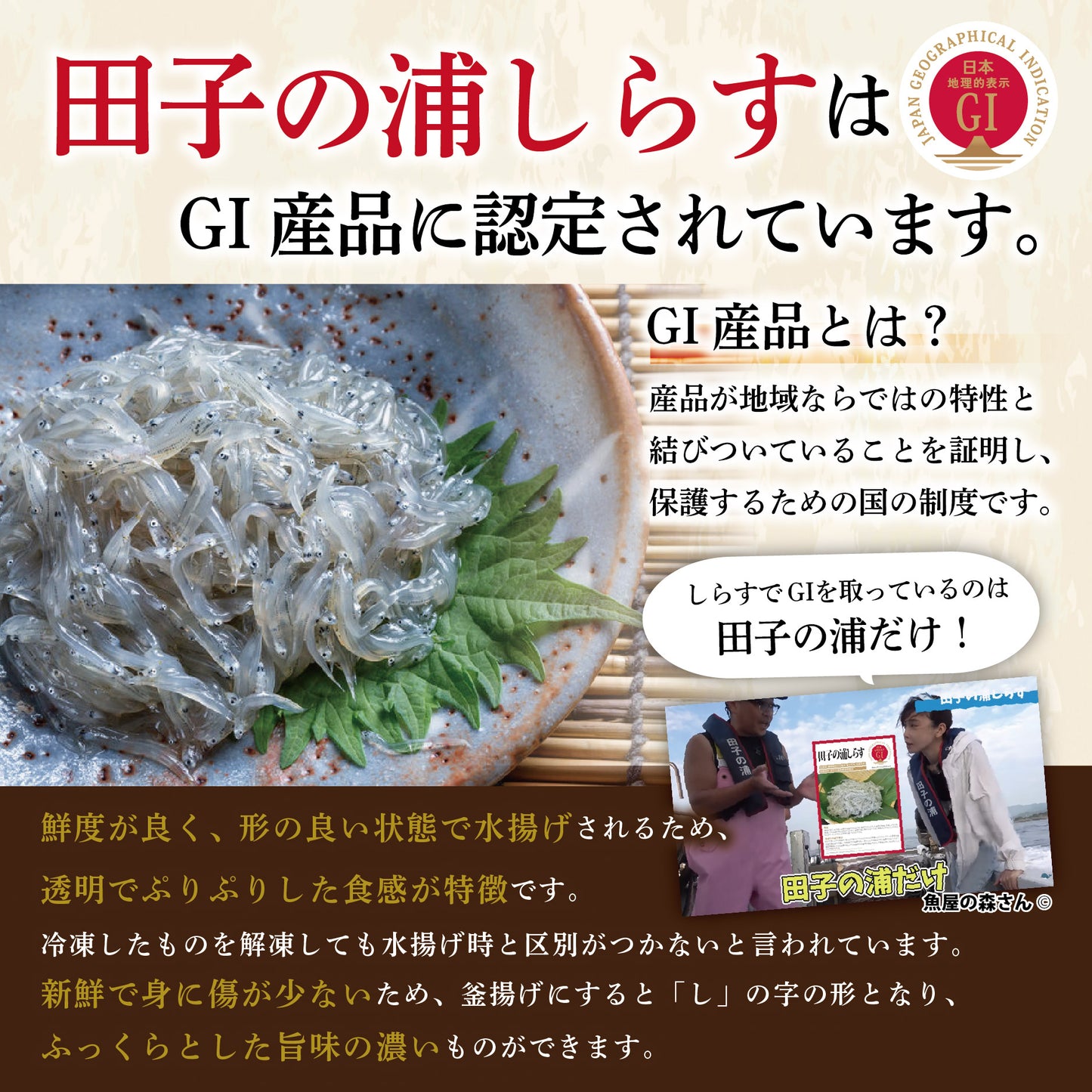 生炊きしらすの佃煮約64ｇ・静岡県田子の浦産【ネコポス配送5個まで可能】
