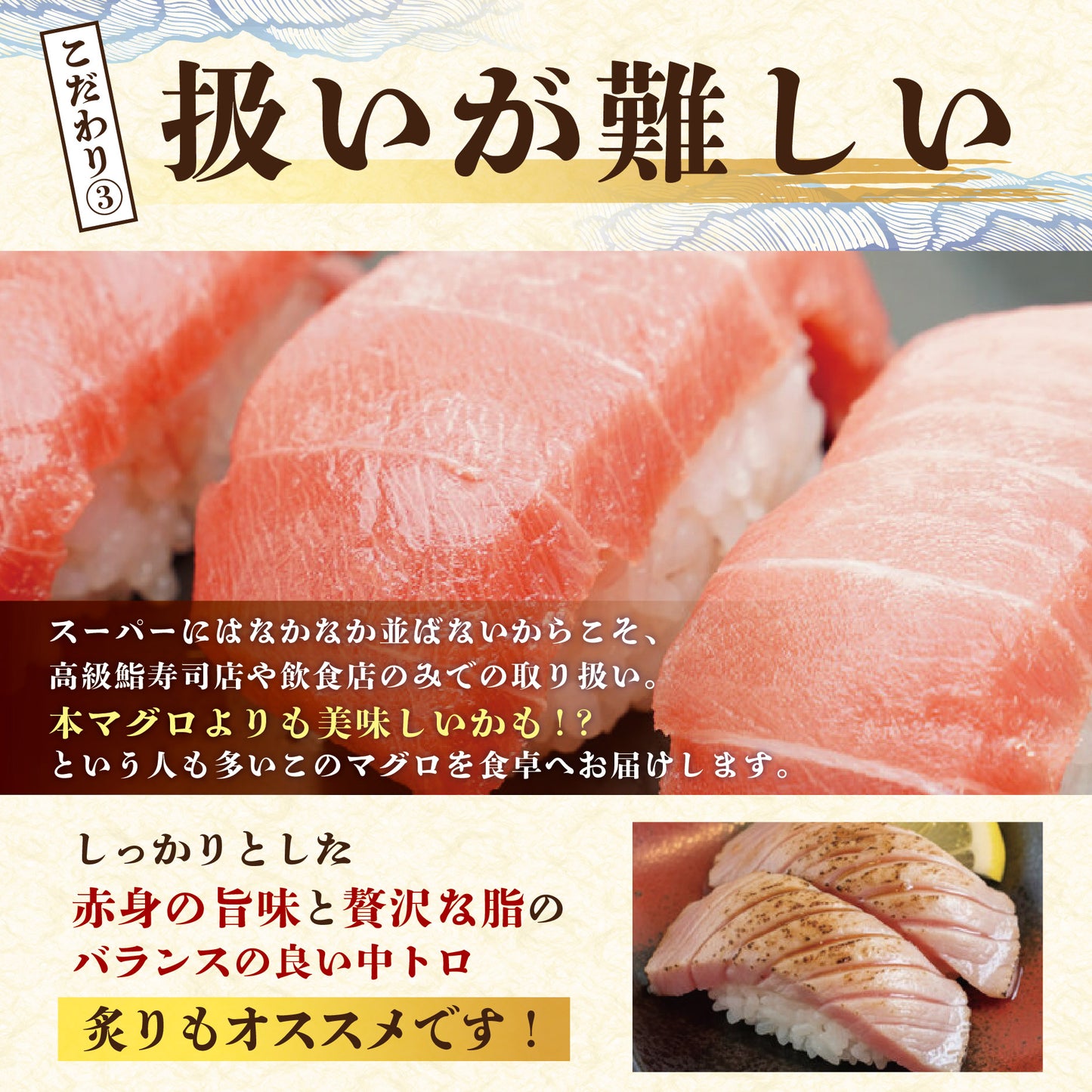 ＜焼津港直送＞ミナミマグロ中トロ柵約1kg【冷凍便限定】