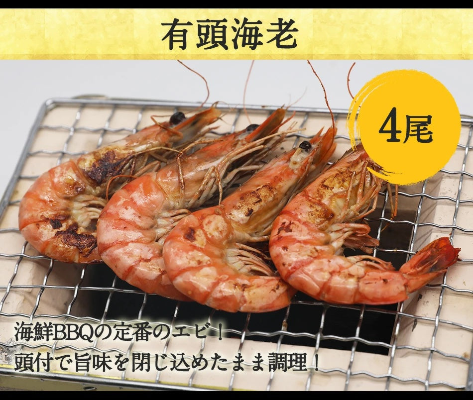 【プレミアムBBQセット】10種23～26品たっぷり海鮮バーベキューセット(4-5人前)大磯屋焼きそばおまけつき